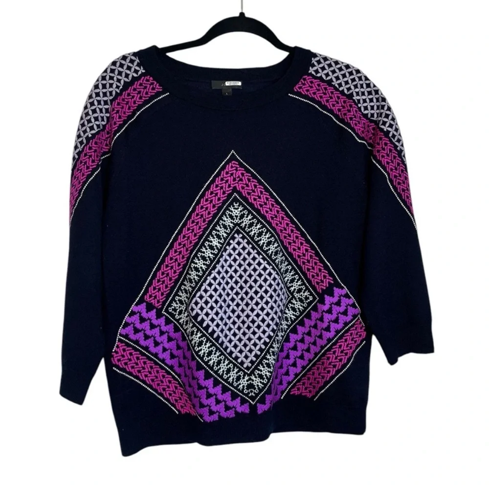 J. Crew Women's Sweater - 100% Merino Wool